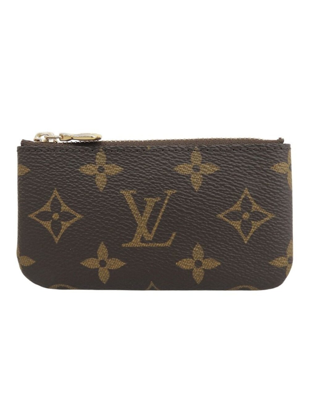 Louis Vuitton Card Key Case Pochette Cles Monogram Canvas Coin Purse